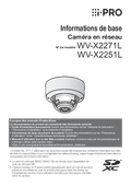 WV-X2251L etc. Basic Information (French)
