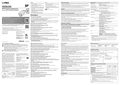 WV-X1551LN Installation Guide (English)