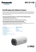 WV-U1130 Spec Sheet (Global)