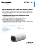 WV-U1132 Spec Sheet (US)