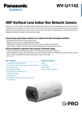 WV-U1142 Spec Sheet (Global)