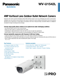 WV-U1542L Spec Sheet (US)
