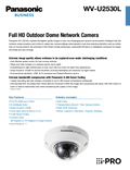 WV-U2530L Spec Sheet (US)