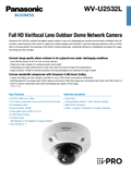 WV-U2532L Spec Sheet (US)