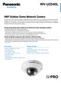 WV-U2540L Spec Sheet (Global)