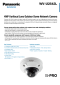 WV-U2542L Spec Sheet (Global)