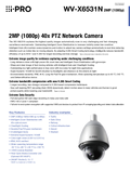 WV-X6531N Spec Sheet (Global)