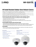 WV-S2572L Spec Sheet (US)