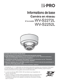 WV-S2272L etc. Basic Information (French)