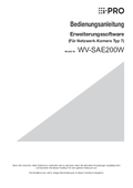WV-SAE200 [Type7] Operating Instructions (German)
