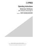 WV-SAE200 [Type7] Operating Instructions (English)