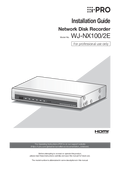 WJ-NX100/2E Installation Guide (English)