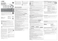 WV-U2540LA etc. Installation Guide (French)