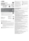 WV-S1536L etc. Installation Guide (German)