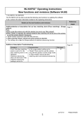 WJ-NXF02 New functions and addendum