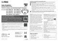 WV-S8574L etc. Installation Guide (French)