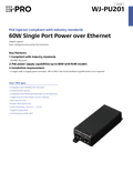 WJ-PU201 Spec Sheet (US)