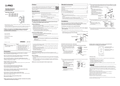 WV-QPL500-B Operating Instructions