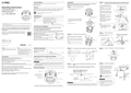 WV-QED100G-W etc. Operating Instructions