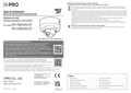 WV-U65300-ZY etc. Installation Guide (Spanish)