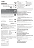 WV-S1536LNS Installation Guide (English)