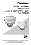 WV-SFV531,SFR531,SFN531 Important Information (German)