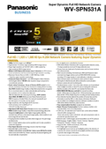 WV-SPN531A Spec Sheet (Global)
