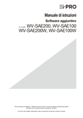 WV-SAE100, SAE200 Operating Instructions (Italian)