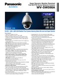 WV-SW598A Spec Sheet (US)