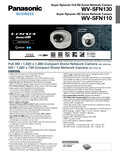 WV-SFN130, SFN110 Spec Sheet (US)