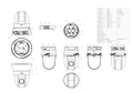 WV-SC588 CAD Drawing PDF