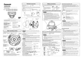 WV-SFN311,SFN310,SFR311,SFR310 Installation Guide (English)