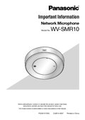 WV-SMR10, SMR10N3 Important Information (English)