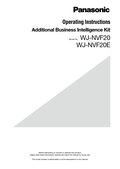 WJ-NVF20, NVF20E Operating Instructions (English)
