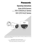 WV-CW3xx, CF3xx Operating Instructions (English)