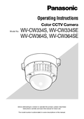 WV-CW334, WV-CW364 Operating Instructions (English)