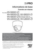 WV-U65302-Z2 etc. Basic Information (French)