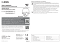 WV-S65340-Z4N etc. Installation Guide (Spanish)