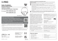 WV-S65340-Z4N etc. Installation Guide (French)
